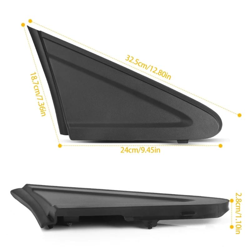 Car Window Triangle Trim Panel Window Corner Cover Right 75490-TR0-A01 Left 75495-TR3-A01 Easy to Use for  Automotives