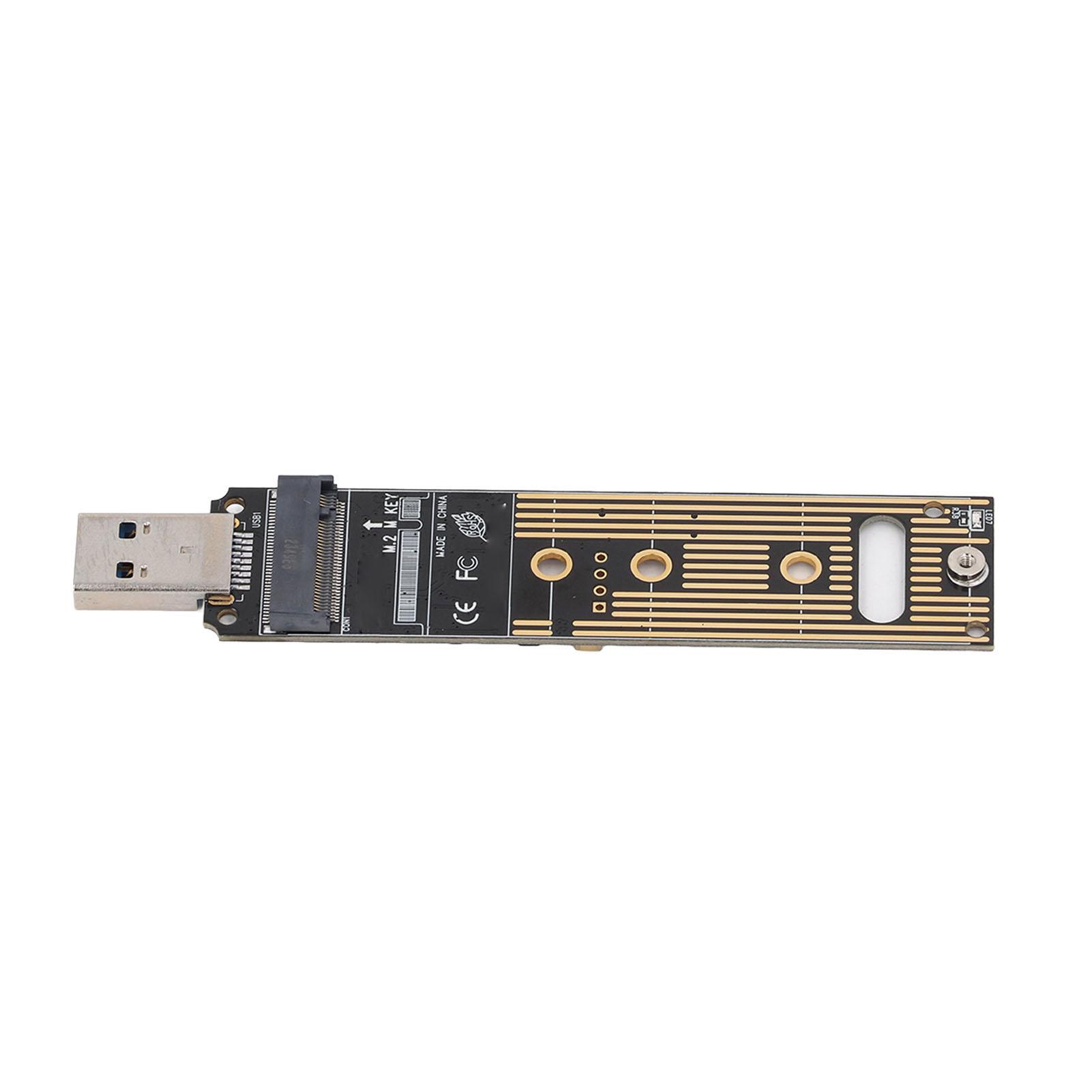 

NVME NGFF M.2 to USB 3.0 Adapter 5Gbps Plug and Play SSD to USB 3.0 Reader Card for OS X for Linux