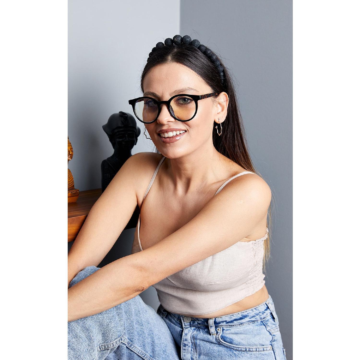 

Bh 2180m 22 Unisex Blue Light Protective Glasses чорний