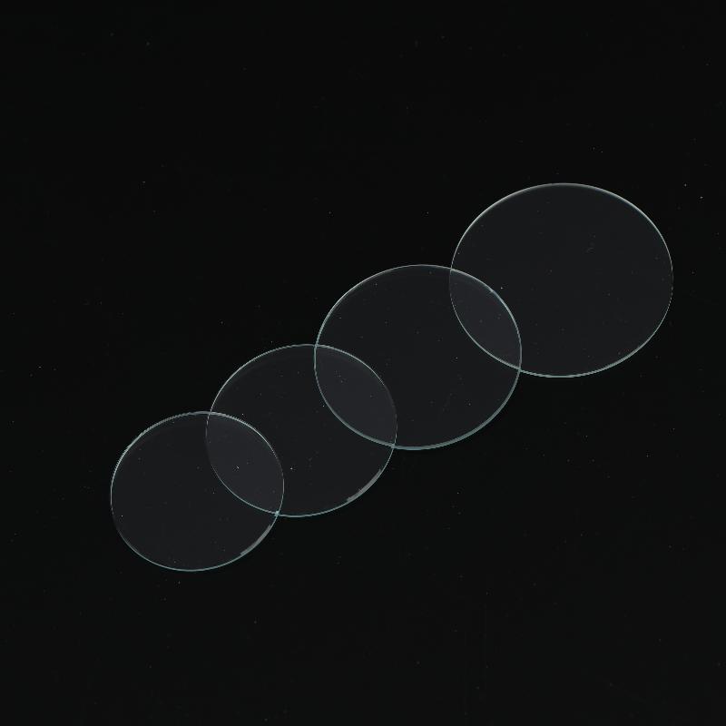 Watch Crystal Glass Lens 2Pcs 1mm Thick Round 27mm To 38.5mm Transparent Replacement for Watch Repair & DIY Projects