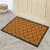 Geometric Anti-Slip Mud Wiping Door Mat - Wear-Resistant Rubber, Polypropylene