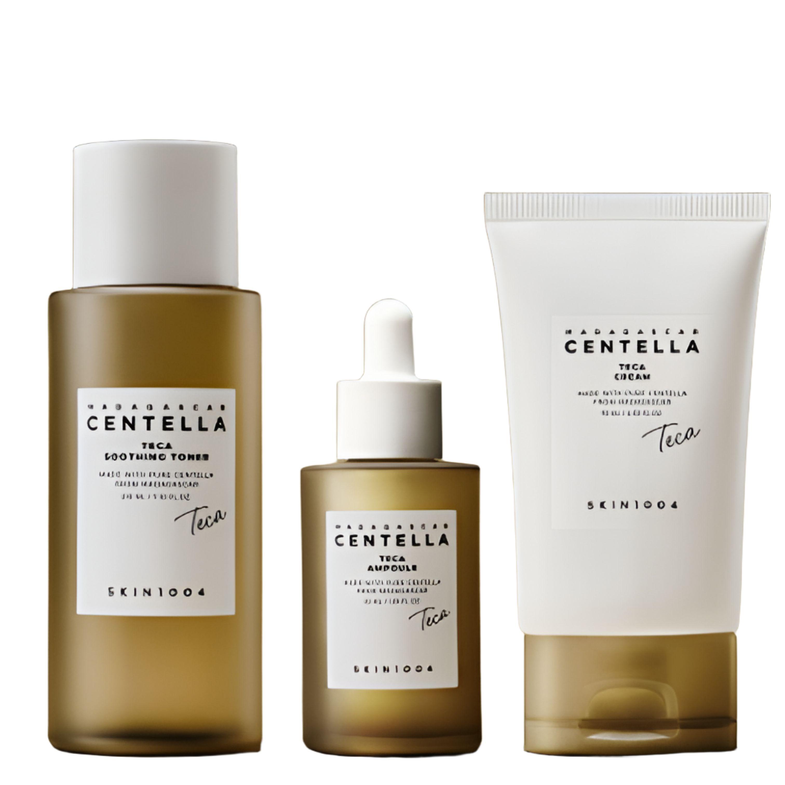 

Centella TECA 3-Step Skincare Set (Toner 210ml + Ampoule 50ml + Cream 75ml)