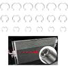 18PCS 800-801 Transmission Cooler Lines Retainer Clips,5/8" 1/2" 3/8" Transmission Oil Cooler Line Clips,3 Different Sizes Transmission Lines Clips