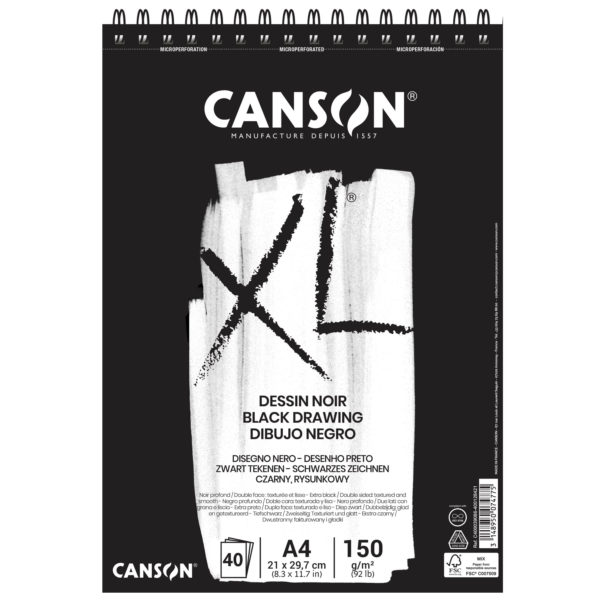 

Canson XL Black A4 039-086