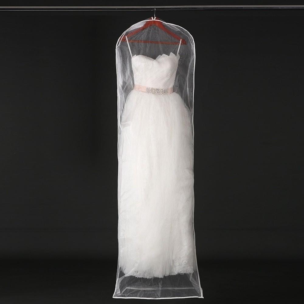 Reusable Dust-proof Covers Clear Bride Gown Storage Bags Durable Clothing Cover  Wardrobe