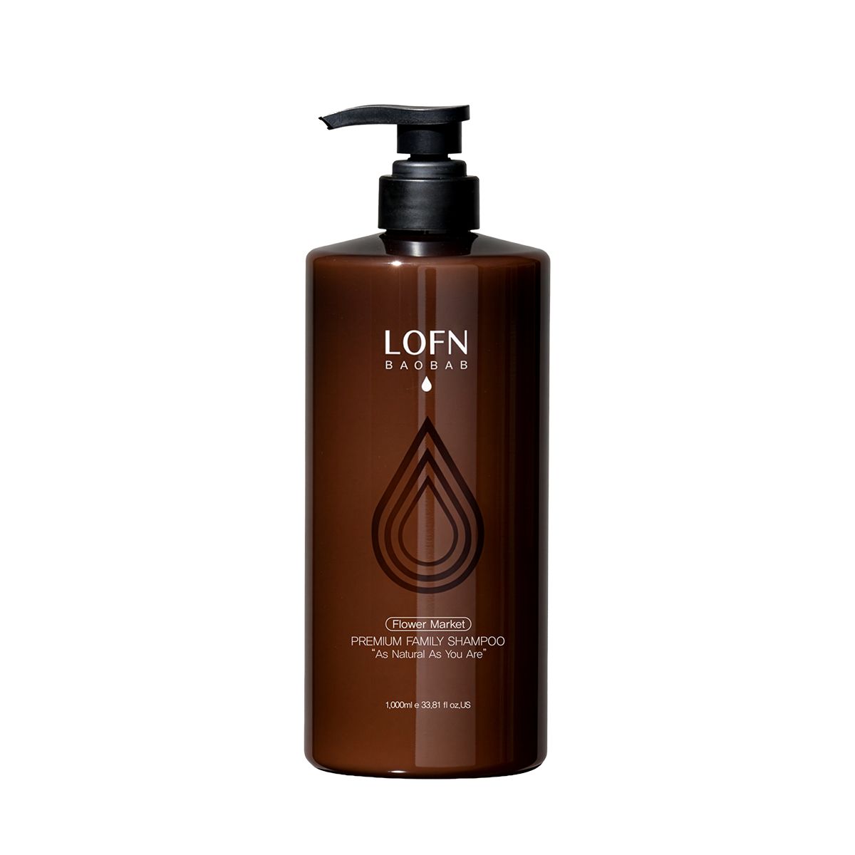 Ropn Baobab Premium Family Shampoo Flower Market 1000g 1 pack