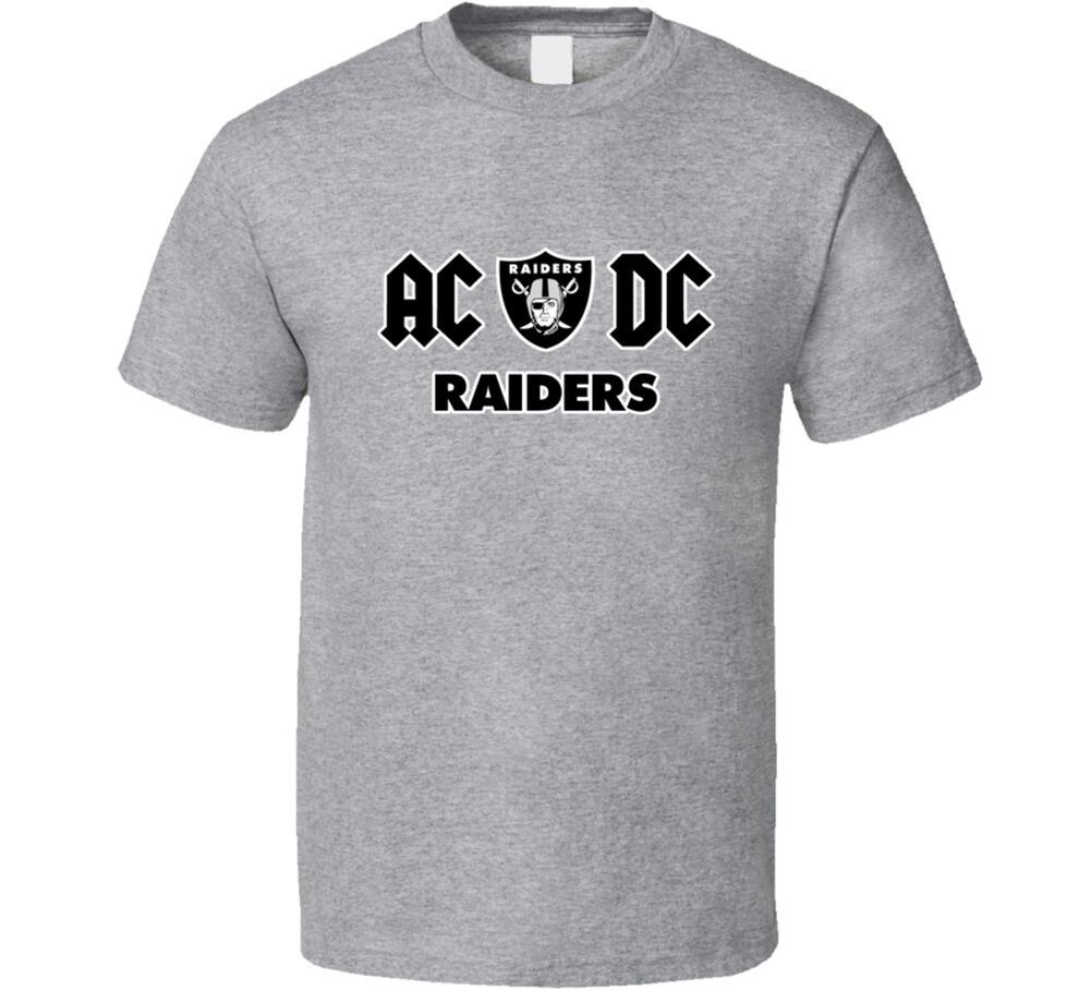Raiders AC DC T Shirt Mens Womens Tees Top S
