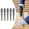 5 Socket Adapter Set, Drill Adapters, 1/4" Hex Shank for Power Tools