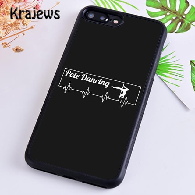 Krajews Pole Dance Tanzen Fitness Handyhülle Cover Für iPhone 14 5s 6s 7 8 plus X XR XS 11 12 13 pro max Samsung S21 S22 ultra
