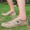 Neue Herren-Freizeitsneaker Übergröße genähte Leder-Mesh-Schuhe Oktopus Herrenschuhe