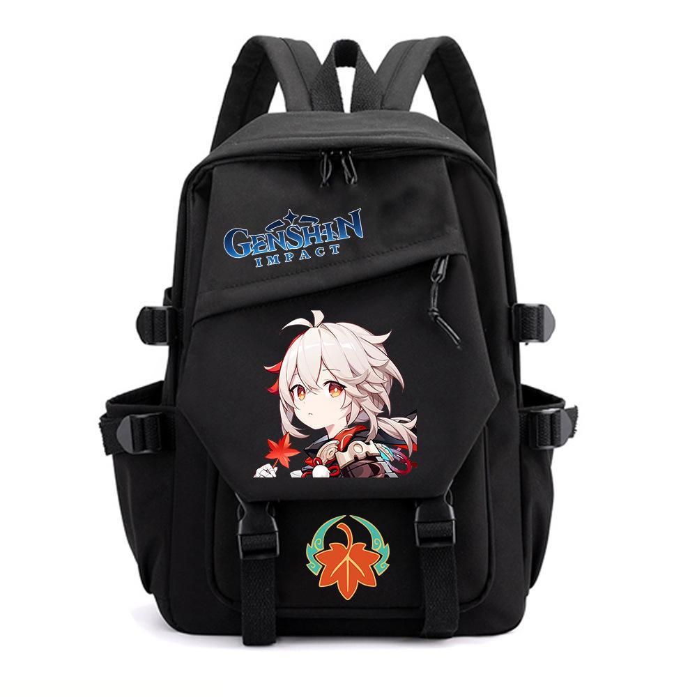 Original God School Bag Genshin Backpack Male Female Junior High School Elementary School Student Backpack Large Capacity Backpack