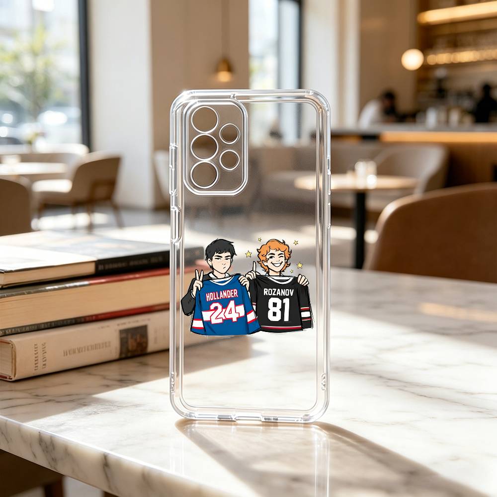 H-heated R-rivalry Cute Phone Case Transparent Silicone Soft For Samsung S25,S24,S21,S22,S23,S30,Ultra,S20,Plus,Fe