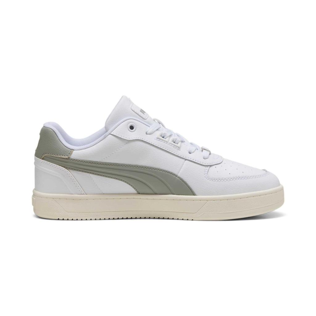 Puma Caven 2.0 Lux White Flat Light Grey Unisex Sneakers Warm-White 395016-14