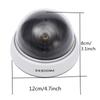 1Pc Simulation Camera Fake Dummy Dome Surveillance Security Camera Flashing Red Light