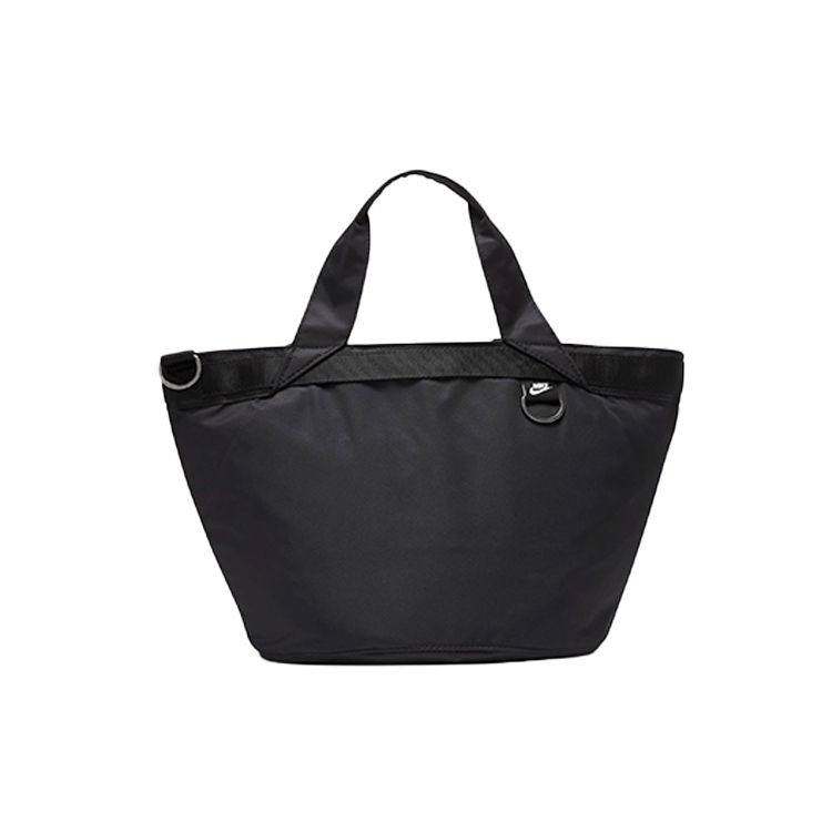 Nike Casual Minimalist Large Capacity Fabric Chain Bag Two-In-One Tote Shopping Bag Shoulder Crossbody Handbag Women Tote Bags Black CW9303-010
