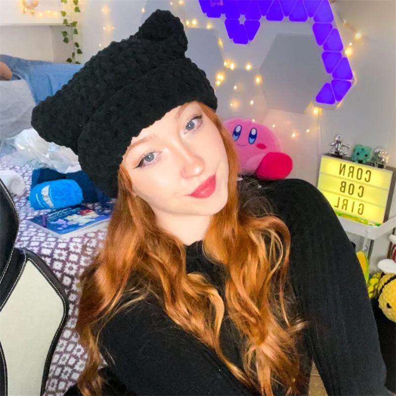 New Hand-crocheted Pride Bandana Personalized Fashion Striped Lace Headscarf