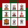 Christmas Playground Rotating Animation Decoration Gift Customizable Carousel Horse Decor Rotating Music Boxes with Light Toys