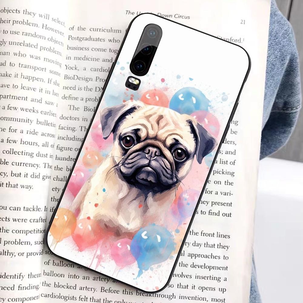French Bulldog Dog Pug Phone Case For Huawei Honor 10 Lite 9 20 7A 9X 30 50 60 70 Pro Plus Soft Silicone Cover