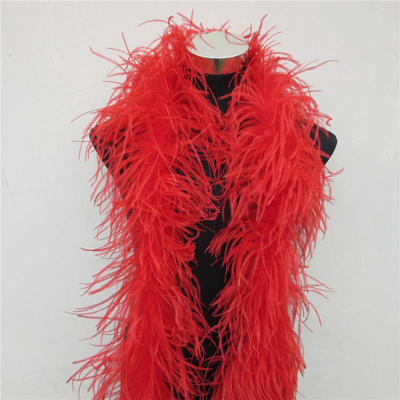 DIY 2 Meters purple ostrich feather boa Trims skirt Party/Costume fluffy ostrich feathers For Crafts DIY wedding decorations Plumes