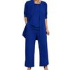 Conjunto de Moda para Mujer Otoño e Invierno Adelgazante Tallas Grandes Ropa Tres Piezas