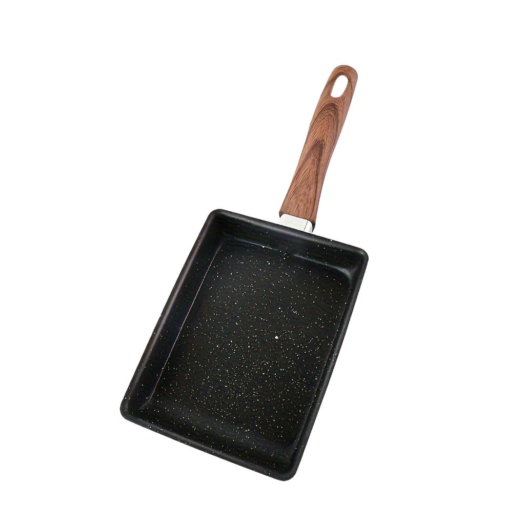 Apanese Style Tamako Frying Pan Rectangular Pancake Steak Thick Egg Pan