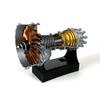Model turboventilátorového motoru TR900 Běžící motor letadla A380 Figurka Turbojetový letecký motor Dekorace Ornament Mechanická věda Vzdělávací hračka