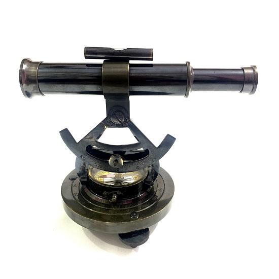 Brass Telescope Alidade Compass – 15 Cm Transit Surveying Theodolite