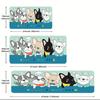 Cartoon French Bulldog Puppy Rug, Cute Dog Themed Floor Mat, Machine Washable Decor for Bedroom Living Room Entryway