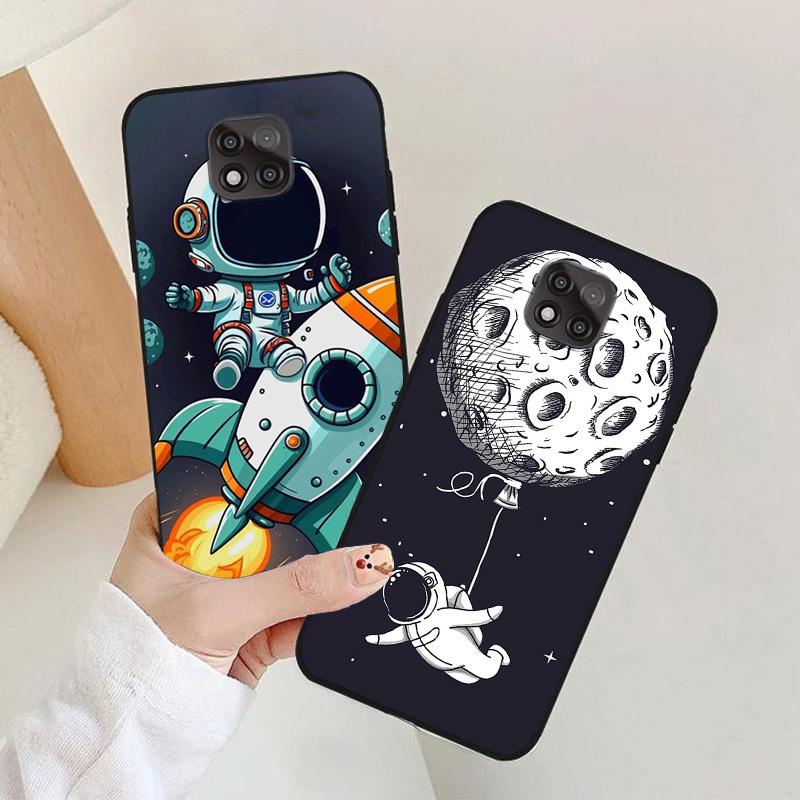 For Moto G Power 2021 Phone Case Astronaut Silicone Camera Protection Back Cover For Motorola Moto G Power 2021 Funda Coque