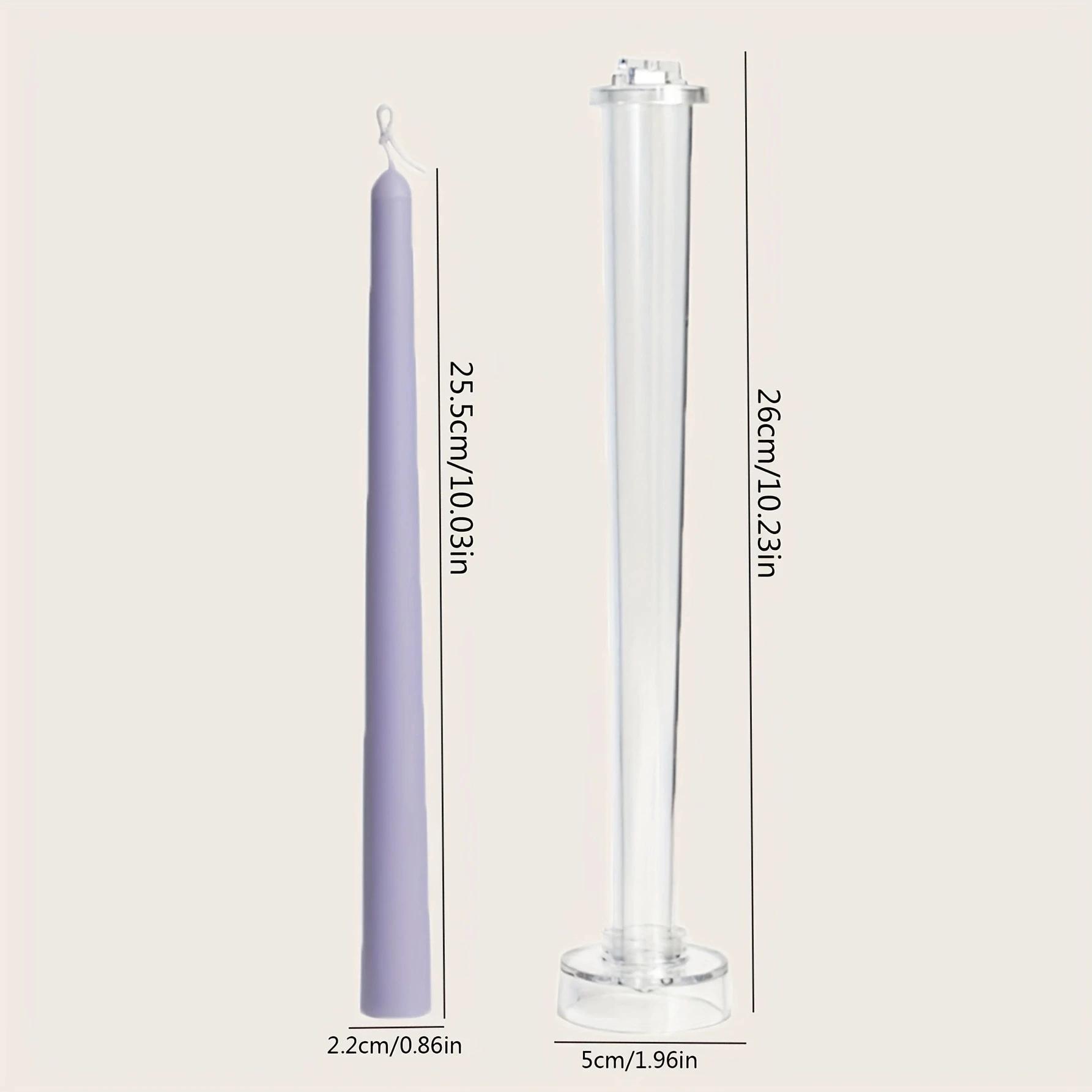 

Новая форма для длинных спиральных конических свечей, сделай сам, витая длинная палочка для воска, силиконовая форма, инструмент для домашнего декора, принадлежности для изготовления геометрических свечей белый