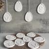 Easter Bunny Pendant Silicone Mold for DIY Epoxy Resin Plaster Concrete Drip Glue Easter Decoration And Egg/Bunny Making