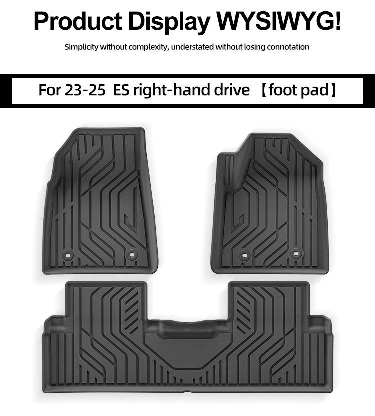 Waterproof TPE Floor Mats & Trunk Liner for 2023-2025 MG ES RHD Cars