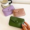 Card Bag Lichee Pattern Wallets Korean Style Envelope Change Bag Fashion Short Clutch Bag  Women
