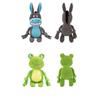 Stuffed Raw Small Joint Dog Plush Chew Toy Indestructible Bite Resistant Sound Puppy Squeaker Dogs Rattle for Pet Toys Supplies