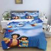 Duvet Cover Cartoon 2/3-Piece Aladdin's Lamp Set Children Cute Polyester Soft Breathable Comforter Animation Bedding