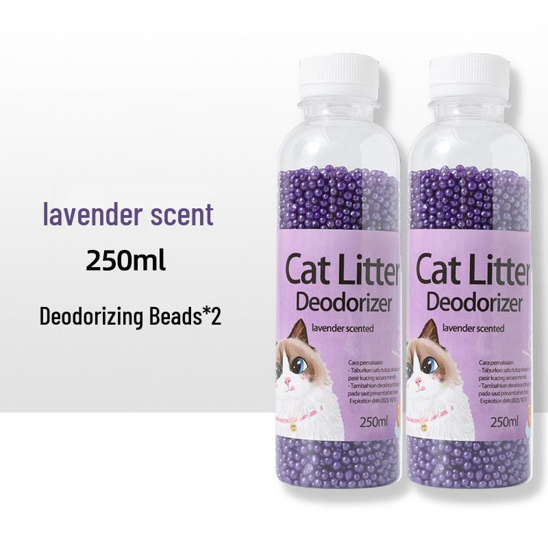 Cat Litter Deodorizing Beads - Odor Remover and Litter Box Companion