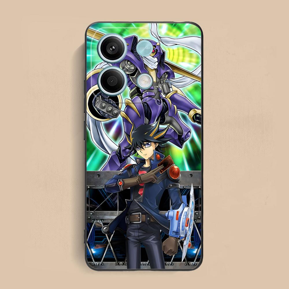 Yugioh Yusei Fudo Mobile Phone Case for Xiaomi Redmi Note 14 13 12 11 S Pro Plus 4G 5G Colorful Printing Cover Luxury Cover