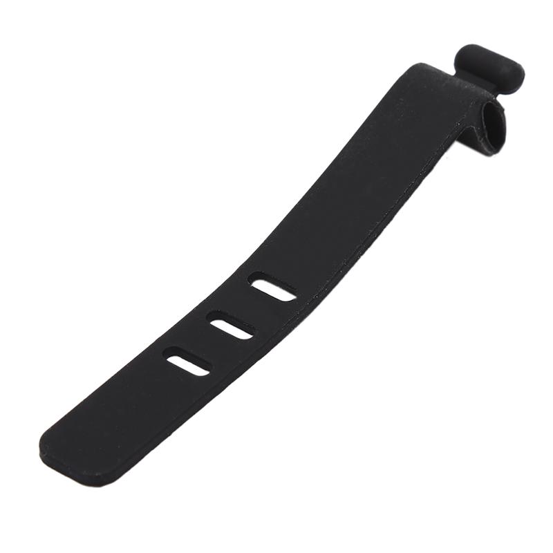 Silicone Data Cable Organizer Headphone Cord Finishing Buckle Wrap Tie Strap