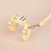 Dog Leash Bee Cat Chest Back Nylon Anti-break Free Walking Cat Rope Pet Supplies