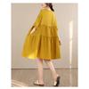 DIMANAF New 2026 Women Plus Size Summer Long Dress Sundress Loose Oversize Maxi Lady Floral Cotton Dress Solid