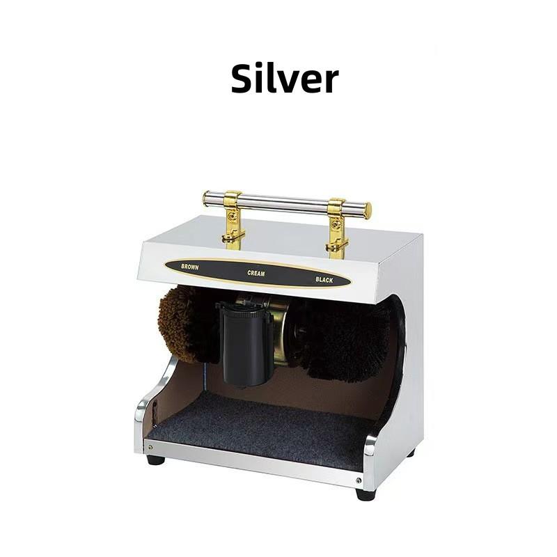 Automatic Induction Shoes Polisher Cleaner Auto-sensing Shoe Polishing Equipment Electric Leather Shoe Polisher Cleaning Machine серебряный