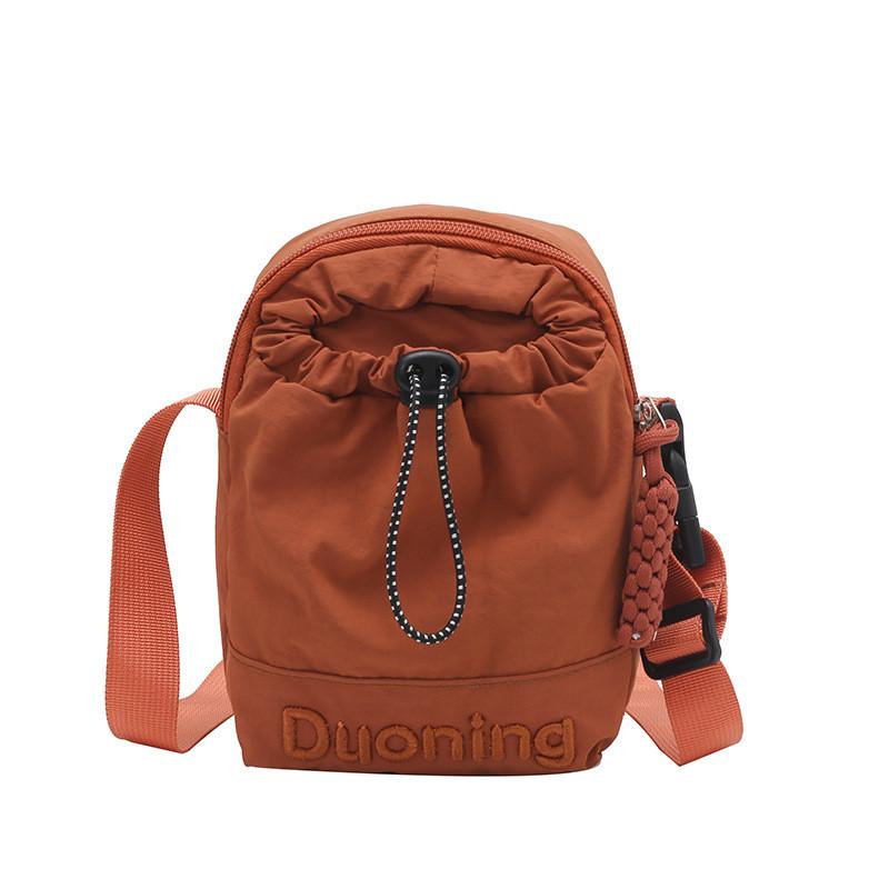 Nylon Crossbody Bag With Letter Design For Casual Streetwear And Daily Use