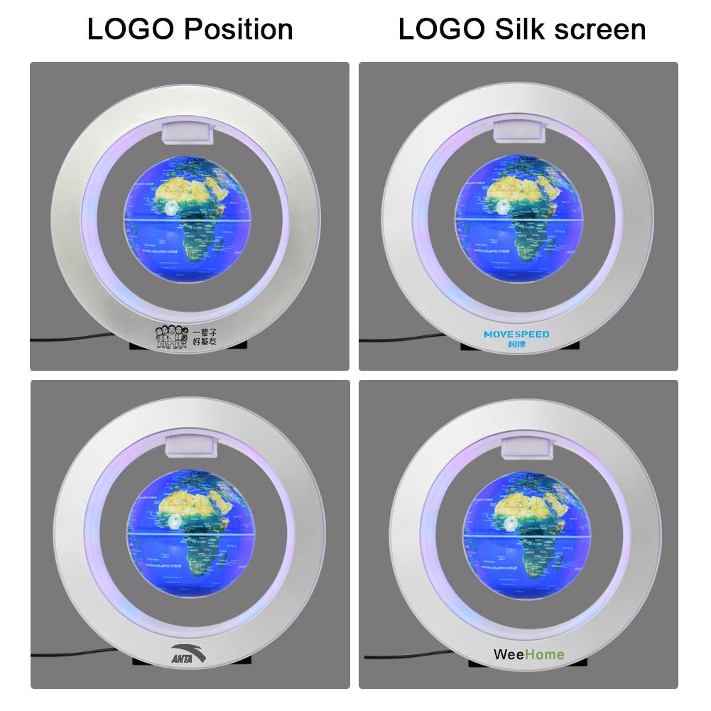Hot Sale Magnetic Floating World Map Globe Levitating Magnetic Globe Rotating Levtation Globes