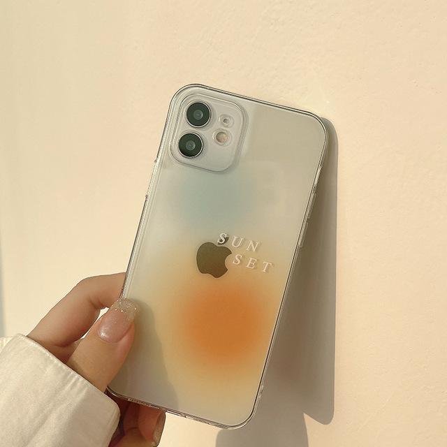 

Прозрачный чехол для телефона Happy Nice Gradient Ins Jane Letter для Iphone Se 2020 7 8 Plus Xsmax X Xr 12 11 14 Pro Max 13 Mini Cover Capa for iphone 12promax