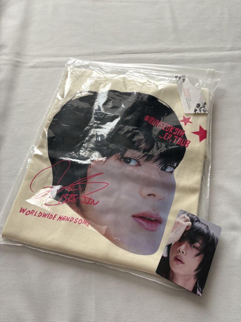 

[USED] RUNSEOKJIN_EP_TOUR T-shirt with photo card Korean shop