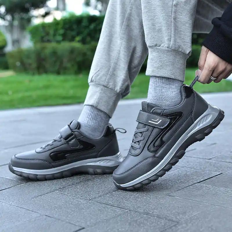 Purple Normal Leather Sneakers Kawaii Tennis Men's Boot Size 48 Walking Shoes Man Sport Loufers Dropship Cuddly Sapatos