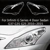 Для Infiniti G Series 4-дверний седан G37 G35 G25 2010~2015 передній Автомобільний покриття лінзи фари корпус абажур фари
