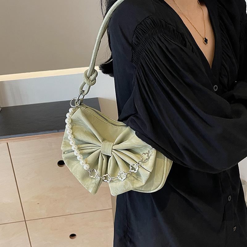 Kabelka Bow Love pro ženy Módní a trendy řetízková crossbody kabelka Niche design High-end kabelka přes rameno