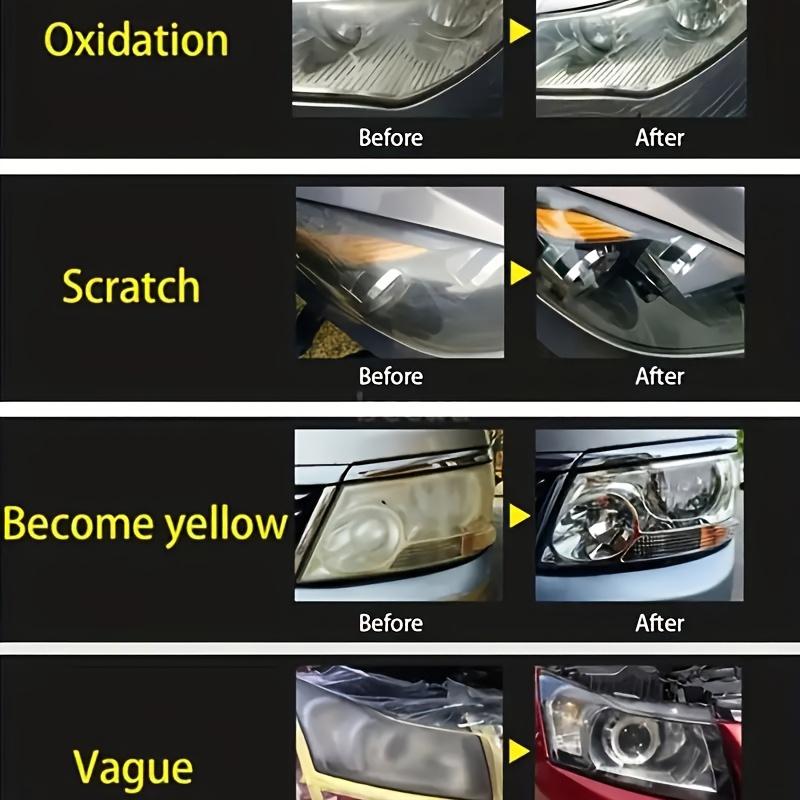 Universal Car Headlight Lens Restoration Kit | High-Efficiency Oxidation Remover | Fast  Restoration | Innovative Polishing Solution