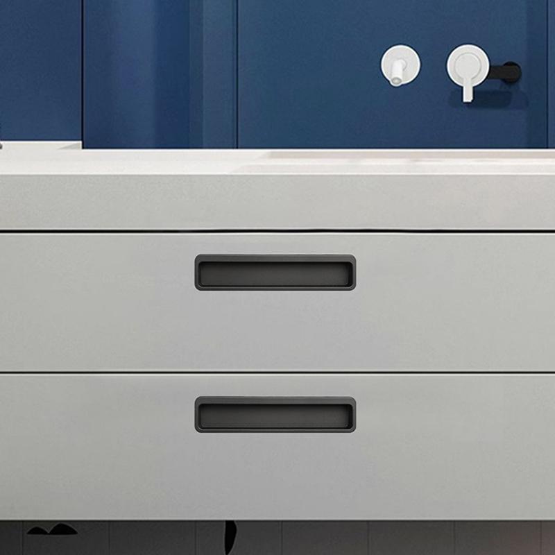 Aluminium Schwarz Eingelassen Geschlitzt Schiebetür Unsichtbarer Griff Gold Schlafzimmer Kleiderschrank Schublade Knauf Möbel Zuhause Griff Dekorativ